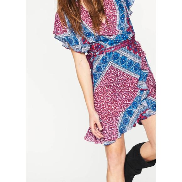 BA&SH Ultime Pink Dress - Picture 1 of 8